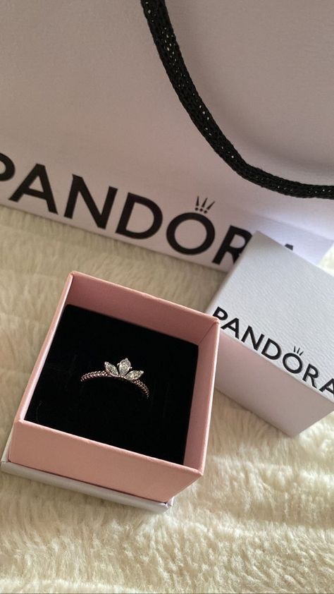 Promise Rings Pandora, Pandora Bracelet Charms Ideas, Cute Promise Rings, Pandora Bracelet Designs, Dream Gift, Pandora Rings, Jewelry Accessories Ideas, Pandora Bracelet Charms, Girly Accessories