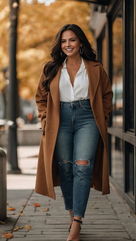 Fall Mid Size Outfits 2024, Casual Boss Lady Outfit, Fall Outfits Midsize Women 2024, Saturday Outfit Casual Weekend Wear Fall, Fall Outfit Inspo 2024 Midsize, Gen Z Winter Fashion, Super Casual Work Outfit, Mid Size Fall Outfits 2024, Burnt Orange Outfits For Women