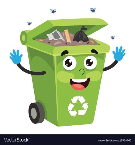 Recycle Bin Drawing, Recycle Drawing, Bin Drawing, Recycle Bin, Drawing Cartoon, Drawing Easy, Recycling Bins, Cartoon Drawings, Easy Drawings