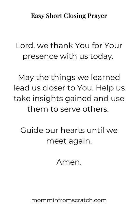 Need a short closing prayer for class? I've got you! See the post for more class prayers! Everyday Short Prayers, Short Powerful Prayers, Prayers To Close Bible Study, Prayers For Leadership, Closing Bible Study Prayers, Online Class Prayer, Short Daily Prayers, Prayers For Others In Need, English Prayer For School