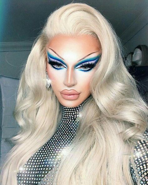 Krystal Versace, Drag Makeup Ideas, Drag Ideas, Drag Make-up, Drag Queen Outfits, Drag Looks, Hair Unit, Drag Queen Makeup, Bold Makeup Looks