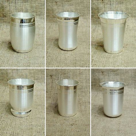 Silver Gift Items For Wedding, Silver Glass Set, Silver Serveware, Silver Home Accessories, Silver Objects, Gold Palace, Devotional Topics, Silver Articles, Garden Remedies