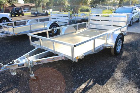 Utility Trailer Modifications, Pressure Treated Wood Deck, Trailer Modifications, Aluminum Utility Trailer, Treated Wood Deck, Spare Tire Mount, Motorcycle Trailer, Pressure Treated Wood, Car Trailer