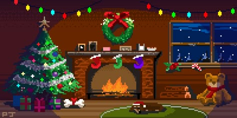 ArtStation - Merry X'mas, Pixel Jeff Christmas Wallpaper Gif, Christmas Tree Gif, Gif Pixel, Christmas Wallpaper Ideas, Pixel Art Gif, Gif Banners, Merry X'mas, Spring Iphone Wallpaper, Pixel Gif