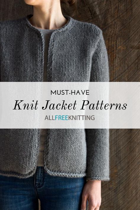 Free Knitted Sweater Patterns | AllFreeKnitting.com Knit Coat Pattern Free Jackets, Jacket Knitting Pattern Free, Chunky Jacket Knitting Pattern, Free Aran Knitting Patterns For Women Coats & Jackets, Knitted Jackets Women Pattern Free, Jacket Knitting Patterns, Knitting Patterns Free Cardigans Ladies Double Knit, Knit Jacket Pattern, Knitting Jacket