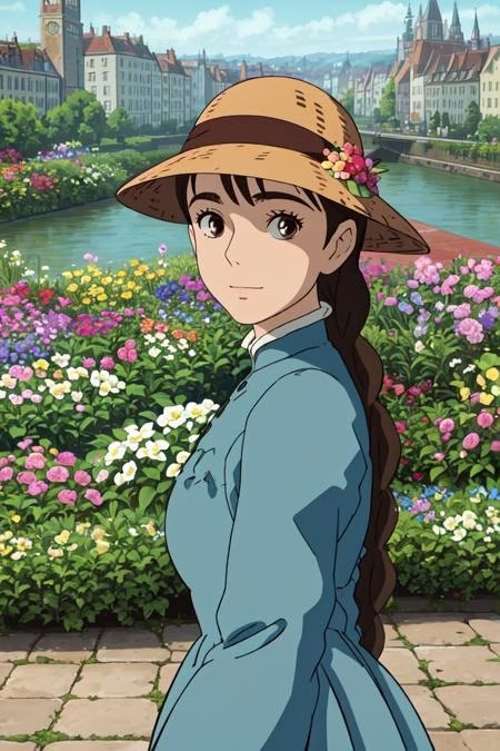 Ghibli Sophie, Sophie Cosplay, Howl's Moving Castle Aesthetic, قلعة هاول المتحركة, Sophie Howl's Moving Castle, Howl's Moving Castle Howl, Sophie Hatter, Studio Ghibli Wallpaper, Hayao Miyazaki Art