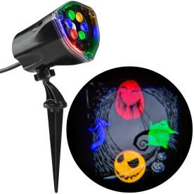 Shop Gemmy LightShow Projection Plus-Whirl-A-Motion+Static-Nightmare Before Christmas-Disney (GRBY/W) at Lowes.com Halloween Light Projector, Nightmare Before Christmas Home Decor, Halloween Decorations Outside, Halloween Costume Party Ideas, Nightmare Before Christmas Party, Costume Party Ideas, Led Projector Lights, Nightmare Before Christmas Characters, Christmas Projector