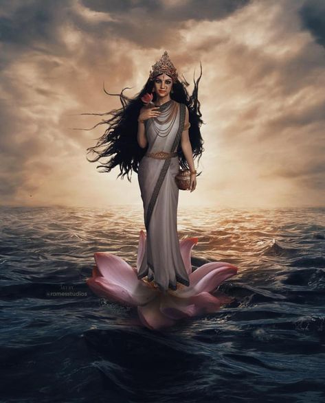 Most Beautiful Hindu Goddesses Goddess Ganga, Goddess Of Egypt, Hindu Goddesses, Shiva Linga, Shakti Goddess, Shiva Parvati Images, Lord Shiva Family, Hinduism Art, Shiva Shakti