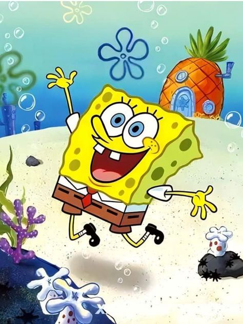 Spongebob Drawings, Spongebob Square, Underwater City, Spongebob Wallpaper, Square Pants, Disney Princess Wallpaper, Black Art Pictures, Spongebob Squarepants, Peppa Pig