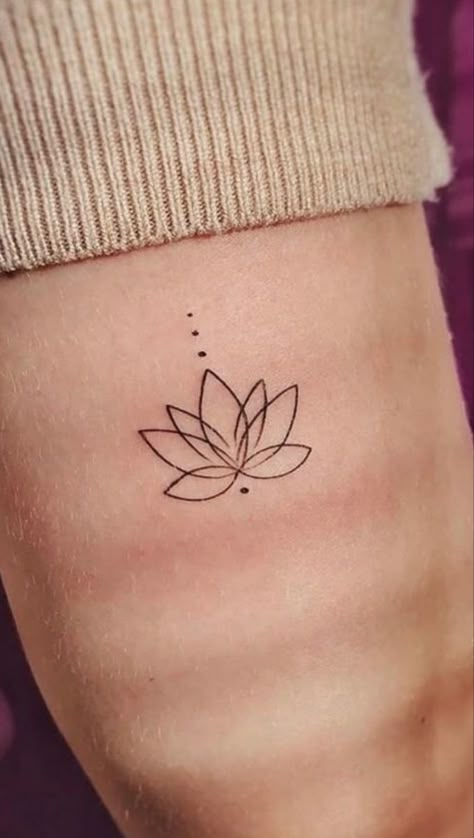 Three Inch Tattoos, Lotus Flower Tattoo Small Arm, Modern Lotus Tattoo, Watercolour Lotus Tattoo, Meaning Of Lotus Tattoo, Lotus Neck Tattoos Women, Small Lotus Flower Tattoo Wrist Simple, Feminine Lotus Flower Tattoo, Minimalist Lotus Flower Tattoo