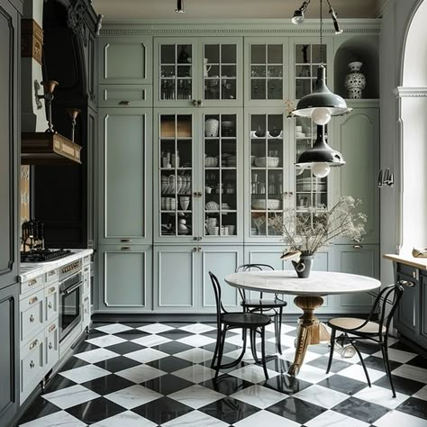 Victorian Kitchen Aesthetic, Victorian Kitchen Design, Victorian Home Kitchen, Modern Victorian Kitchen, Victorian Kitchens, Victorian House Interiors, Mid Century Modern Minimalist, Victorian Kitchen, Kitchen Aesthetic