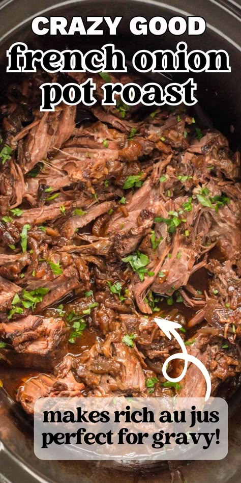 Roast Crock Pot Recipes Easy, Pot Roast Crock Pot Recipes Easy, Slow Cooker Round Roast, Best Roast Recipe, French Onion Pot Roast, Top Round Roast Recipe, Crock Pot Recipes Easy, Chuck Roast Crock Pot Recipes, Roast Beef Crock Pot Recipes