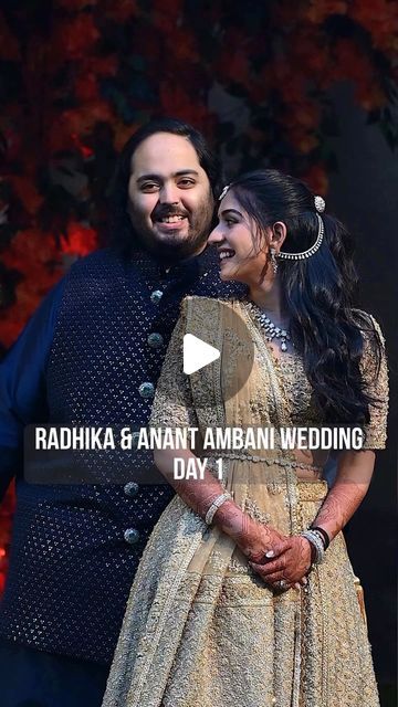 Vini Bawa | Fashion & insights on Instagram: "Here’s what celebrities wore at Radhika Merchant & Anant Ambani’s Pre-Wedding Day 1! 👩🏻‍❤️‍💋‍👨🏻💍 No doubt their stylists chose the best designers & they all looked stunning! 💫 Stay tuned if you want to know what celebrities donned on the other days of the iconically famous wedding! 🌝 . #ambaniwedding #anantambaniwedding #radhikamerchantandanantambani #btown #celebrityfashion #bollywood #ambanis #bollywoodfashion #nitaambani #radhikamerchant #fashiondesigners #embraceyourelegance  . [Ambani wedding, Celebrities at Ambani wedding, Anant Ambani and Radhika merchant Pre-Wedding, Bollywood celebrities, Fashion designers]" Radhika Merchant Pre Wedding, Anant Ambani Wedding, Anant Ambani And Radhika Merchant, Ambani Wedding, Wedding Bollywood, Radhika Merchant, Anant Ambani, Nita Ambani, Marriage Photos