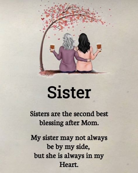 Older Sister Quotes, Beautiful Sister Quotes, Sister Love Quotes, Iphone Wallpaper Photography, Sister Poems, 2 Sisters, Wallpaper Photography, Friend Birthday Quotes, Love My Sister