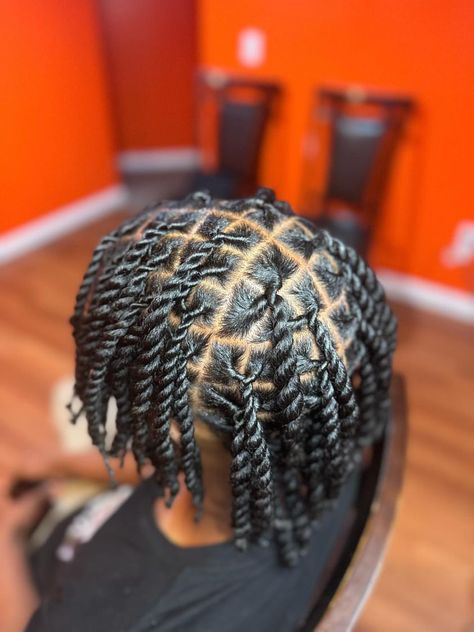 #twists #ropetwists #blackhairstyles #hair Two Strand Twists Men Short Hair, Hairstyle For Short Locs Men, Twits Men Hair, Finger Twist Natural Hair Men, Twist Rope Braid, Full Head Twists Men, Plug Twists Men, Black Man Twists Natural Hair, Triangle Twist Men