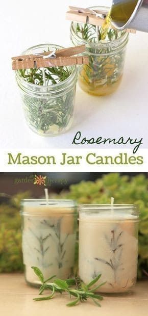 Diy Herb Candles, Candle Diy Projects, Candle Diy Mason Jar, Herbal Candles, Herb Candles, Candle Diy, 13 November, Diy Mason Jar, Candles Diy