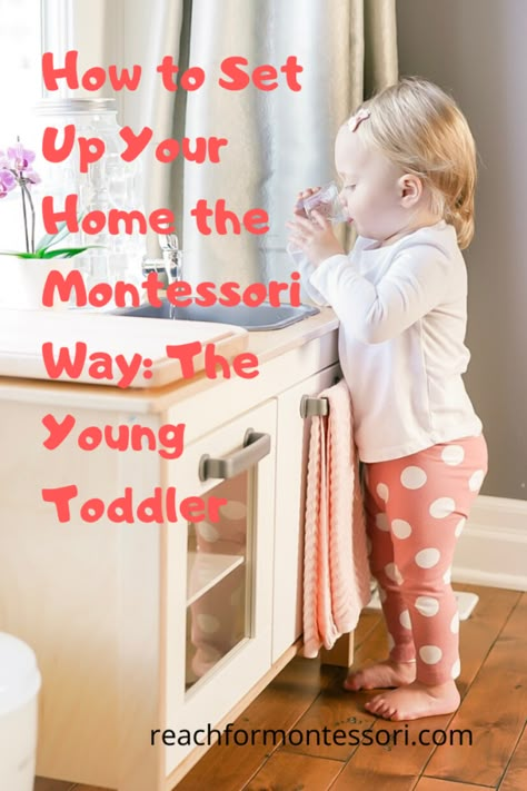 Montessori Home Setup, Montessori Tips, Montessori Toddler Room, Montessori Home, Homeschool Montessori, Diy Montessori Toys, Montessori At Home, Ikea Play Kitchen, How To Homeschool