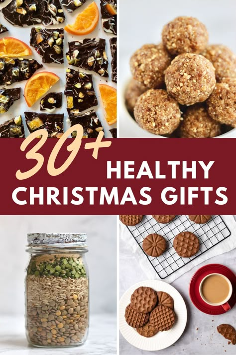 Handmade Gifts For Neighbors, Healthy Neighbor Christmas Gifts, Gift Meals Ideas, Healthy Food Gifts For Christmas, Edible Gifts For Christmas, Edible Xmas Gifts To Make, Healthy Christmas Gifts Ideas, Gift Ideas For Healthy People, Healthy Christmas Gifts