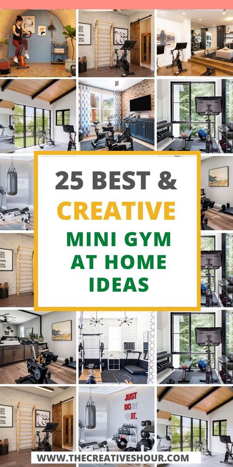 Turn your garage into a personalized fitness haven with these DIY mini gym at home ideas. Explore how to use your garage space efficiently, incorporating equipment that fits your workout needs. Ideal for anyone looking to create a robust home gym without breaking the bank. Maximize your routines with minimal space and achieve your fitness goals from the comfort of your home. Easy to store and set up, it's suitable for beginners and fitness enthusiasts alike. Living Room Home Gym Combo, Finished Basement Workout Area, Home Gym Multipurpose Room, Minimalist Garage Gym, Garage Office And Gym Ideas, Outside Gym Ideas Backyards Diy, Partial Garage Gym, Garage Exercise Space, One Car Garage Gym Ideas