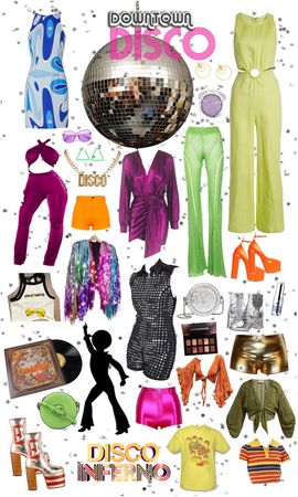 Disco Aesthetic Dress, 1970s Fashion Disco Outfits Vintage 70s, Disco Queen Party, 70s Skate Party Outfit, 70s 80s Party Outfits, Disco Clothing Ideas, Disco Summer Outfit, 70s 80s Disco Fashion, Discocore Outfits