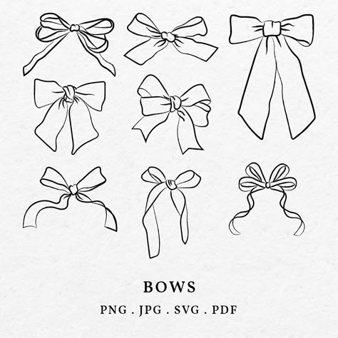 Dainty Bow Drawing, Vintage Bow Drawing, Handdrawn Wedding Invitation, Whimsical Line Art, Bow Drawing Easy, Hand Drawn Invitations, Cute Bow Drawing, How To Draw A Bow, Bow Coloring Pages