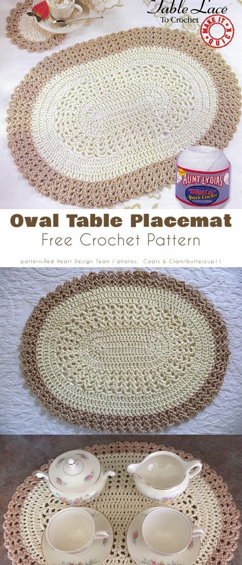 Doily Mat and Placemat Free Crochet Patterns Oval Crochet Doily Free Pattern Table Runners, Crochet Oval Table Mats Free Patterns, Crochet Mats Table Placemat, Crochet Mandala Table Mat Free Pattern, Crocheted Placemats Patterns, Oval Placemat Crochet Pattern, Oval Placemats Patterns, Oval Doily Crochet Pattern Free, Crochet Oval Placemats Free Pattern