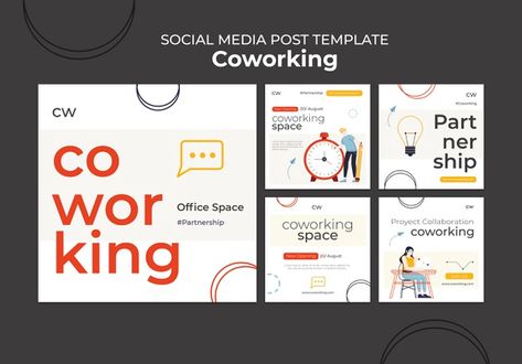 Text Based Social Media Post, Facebook Post Design, Post Ad, Social Post, Feed Ig, Social Media Ideas, Coworking Space, Branding Ideas, Poster Ideas