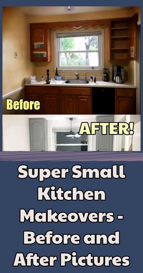 Single Wall Small Kitchen Ideas, Small 1 Wall Kitchen, Diy Tiny Kitchen Ideas, Low Ceiling Small Kitchen, Cheap Small Kitchen Makeover, Small Kitchen Facelift, Kitchen With No Cabinets Ideas, Cabinet Ideas For Small Kitchens, Small Kitchen Diy Makeover Budget