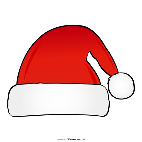 Free Download Santa Claus Cartoon Hat Vector Illustrator. Christmas Hat Clipart Image.. All Free Download Vector Graphic Image from category All Free Download Vector. Design by 123 Free Vectors. File format available . Santa Claus Hat Drawing, Santa Hat Drawing, Christmas Hat Clipart, Diy Santa Ornaments, Santa Hat Clipart, Santa Claus Cartoon, Santa Claus Crafts, Santa Hat Png, Santa Claus Vector