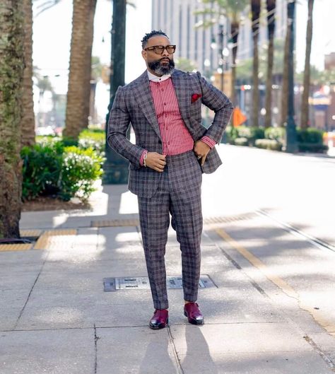 Black Mens Fashion Suits, Awesome Beards, Outfit Grid, Clothes Closet, Mens Fashion Suits, Black Men Fashion, Mens Suits, Mens Clothing Styles, Black Men