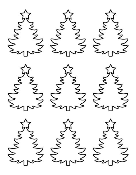 Printable Small Christmas Tree Template Christmas Tree Printable Templates, Small Christmas Tree Template Free Printable, Christmas Tree Stencils Free Printable, Christmas Tree Outline, Christmas Tree Stencil, Royal Icing Templates, Christmas Tree Printable, Christmas Template, Tree Template