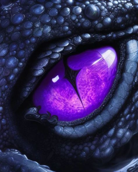 Black Dragon With Purple Eyes, Black Dragon Purple Eyes, Purple Dragon Eye, Magical Creatures Art, Purple Dragon Aesthetic, Purple Eyes Art, Purple Dragon Art, Dragon Eye Art, Dragon Eye Drawing