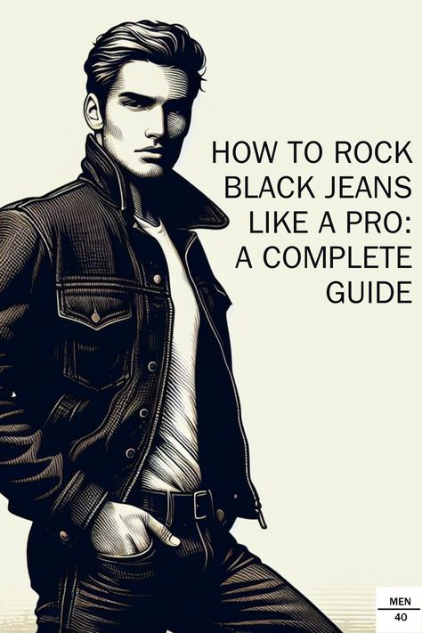 Unlock the secrets to rocking black jeans like a pro with our complete guide for men. Discover expert tips on finding the perfect fit and style to elevate your wardrobe effortlessly. Click through for a style transformation! Men’s Black Jeans Outfit Winter, Black Denim Jeans Outfit Men, Men’s Black Jeans Outfit, Black Levis Outfit, Mens Black Jeans Outfit, Jeans Outfit For Men, Black Jeans Outfit Mens, Black Denim Jeans Outfit, Denim Jeans Outfit Men