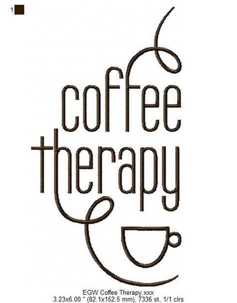 Coffee Therapy - - download for free at https://www.facebook.com/groups/embroiderygonewild/ Coffee Printables, Coffee Board, Coffee Obsession, Coffee Club, Coffee Logo, Coffee Corner, Coffee Coffee Coffee, Being Happy, Cafe Interior Design