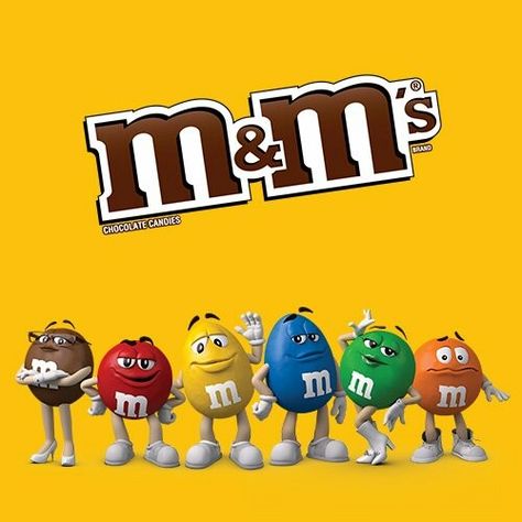 M & M Characters Famous Chocolate Brands, M&m Characters, M M Candy, Famous Chocolate, M Wallpaper, Chocolate Brands, Trunk Or Treat, Character Wallpaper, Mascot Design