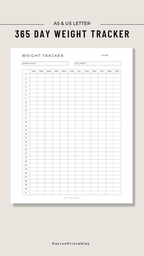 A minimalist 1 page printable weight tracker PDF to help you keep track of your weight for the year. This is the perfect printable tracker to add to your fitness plan to track your weight loss or weight gain program for the year, in your fitness challenge. Print or use digitally. Weight Tracking Chart, 2024 Fitness Tracker, Weight Tracker Printable, Weight Journal, Workout Log Printable, Ipad Templates, Gym Tracker, Weight Log, Weekly Fitness Planner