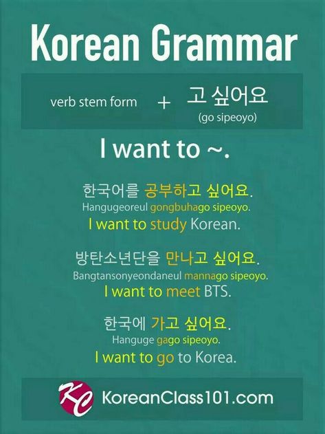 Deffinitely useful Korean Verbs, Korean Grammar, Learning Korean Grammar, Learn Basic Korean, Korean Learning, Learn Korean Alphabet, Easy Korean Words, Learn Hangul, Materi Bahasa Jepang