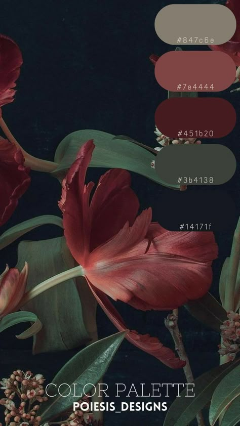 Jewellery Colour Palette, Southern Gothic Color Palette, Moody Spring Color Palette, Dark Romantic Color Palette, Sensual Color Palette, Dark Moody Color Palette, Gothic Color Palette, Dark Academia Color Palette, Dark Academia Color