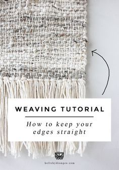 Weave Straight, Diy Tapestry, Rigid Heddle Loom, Weaving Loom Diy, Weaving Loom Projects, Peg Loom, Rigid Heddle Weaving, Weaving Wall Hanging, How To Weave