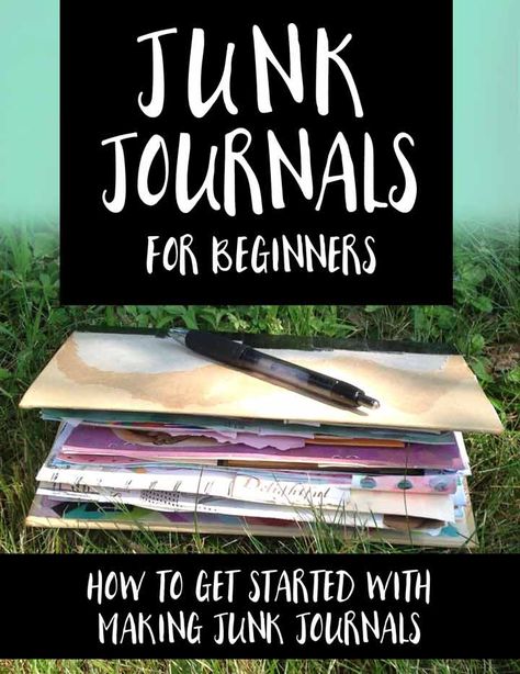 What is a Junk Journal? Junk Journaling 101 for Beginners Beginner Junk Journaling, Daily Junk Journal Ideas, What Is A Junk Journal Used For, Joy Journal Ideas, Beginner Junk Journal Tutorial, How To Make A Junk Journal Cover, Journaling With Photos, Diy Art Journal Ideas, What Is A Junk Journal