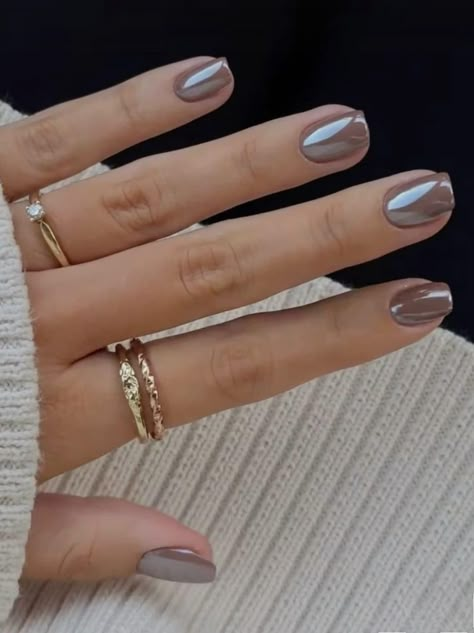 Office Nails, Kutek Disney, Simple Fall Nails, Smink Inspiration, Makijaż Smokey Eye, Dipped Nails, Autumn Nails, Elegant Nails, Minimalist Nails