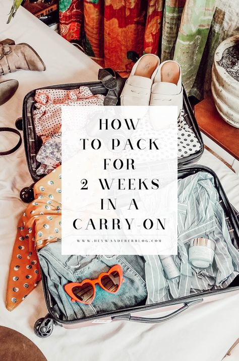 Pack For 2 Weeks, Travel Luggage Organization, Suitcase Packing Tips, Carry On Packing Tips, Packing For Europe, Travel Packing Tips, Carry On Packing, Packing For Travel, Packing Luggage