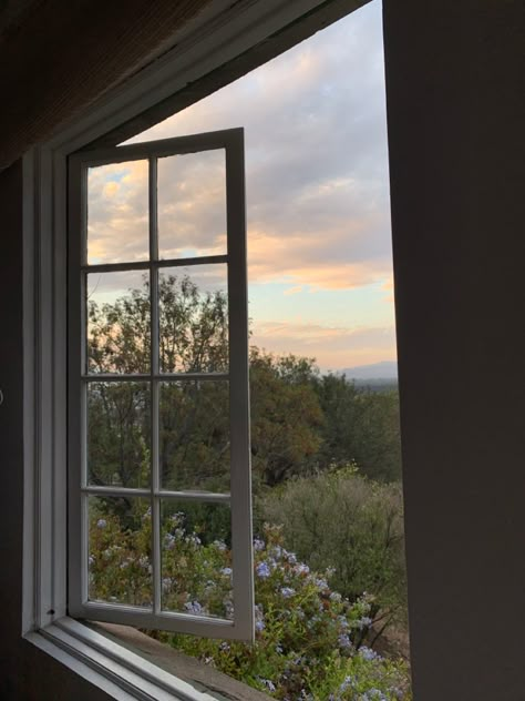 Winter View From Window, Windows That Open Outward, Little House On The Prairie Aesthetic, Windows Down Aesthetic, View Outside Window, View Out Of Window, Window View Wallpaper, View Through Window, Spring House