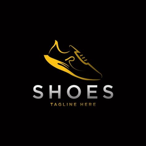 Shoes Flyer Design Ideas, Shoe Store Logo Ideas, Sneakers Logo Design Ideas, Shoe Business Logo, Shoe Brand Logo Ideas, Shoes Logo Design Ideas Creative, Shoe Logo Design Creative, Shoes Store Logo, Shoes Logo Design