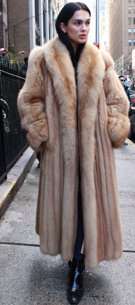 Real Fur Coats Always Rule | MARC KAUFMAN FURS Fur Coat Outfits, Sable Fur Coat, Sable Coat, Vintage Faux Fur Coat, Long Fur Coat, Fur Coat Fashion, Real Fur Coat, Fur Coat Vintage, Trendy Jackets