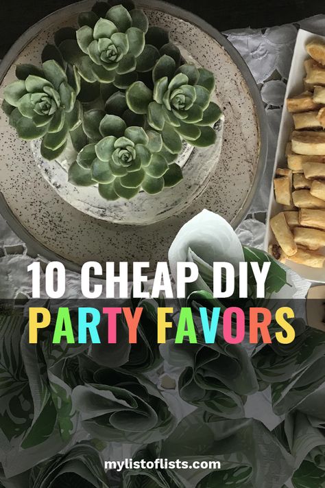 10 CHEAP DIY Party Favors – My List of Lists | Find the best DIY home decor, holiday DIY, and online tutorials for home tips and tricks. Housewarming Favors Diy, Housewarming Party Favors Diy, Housewarming Party Favors Ideas, Quick Party Favors For Adults, 30th Party Favors For Adults, Picnic Party Favors For Adults, Diy Birthday Party Favors For Adults, Simple Party Favors For Adults, Best Party Favors For Adults