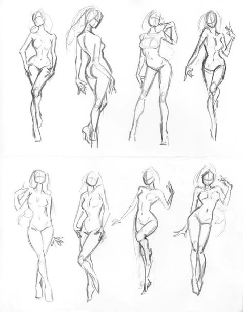 Female Full Body Pose Reference Sketch, Confident Women Poses Drawing, Hand On Hip Reference Female Drawing, Woman Figure Drawing Pose Reference, Full Body Women Drawing, Majestic Pose Reference Drawing, Women Anatomy Reference Drawing, Female Comic Poses, Woman Anatomy Sketch