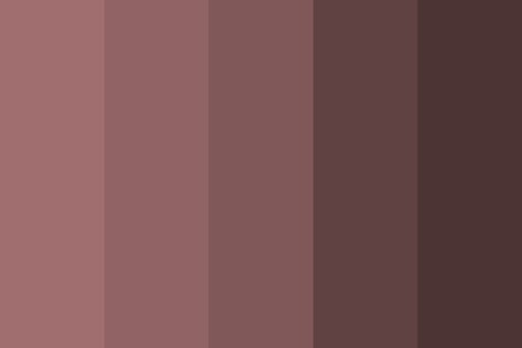 Purple neutrals color palette created by belitahairextensions that consists #a06e6e,#906363,#805858,#604242,#4c3434 colors. Rose Brown Color Palette, Purple Brown Color Palette, Brownish Purple, Purple Red Color, Floral Logo Design, Email Examples, Purple Color Palettes, Color Palette Challenge, Chocolate Covered Cherries