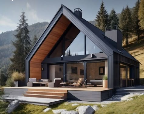 Houses In The Mountains, Apartment Kitchen Island, Interior Design Styles Guide, Backyard Planters, Firewood Storage Outdoor, Knit Cowl Pattern, House Outline, Wood Nesting Tables, Modern Wooden House