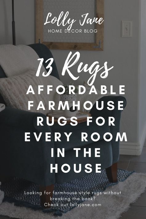 13 Farmhouse Rugs You Can Actually Afford - Lolly Jane Beige Room Decor, Living Room Decor Rugs, Farmhouse Style Rugs, Room Decor Rugs, Pretty Farmhouse, Living Room Gym, Affordable Farmhouse, 2024 Living Room, Family Room Rug